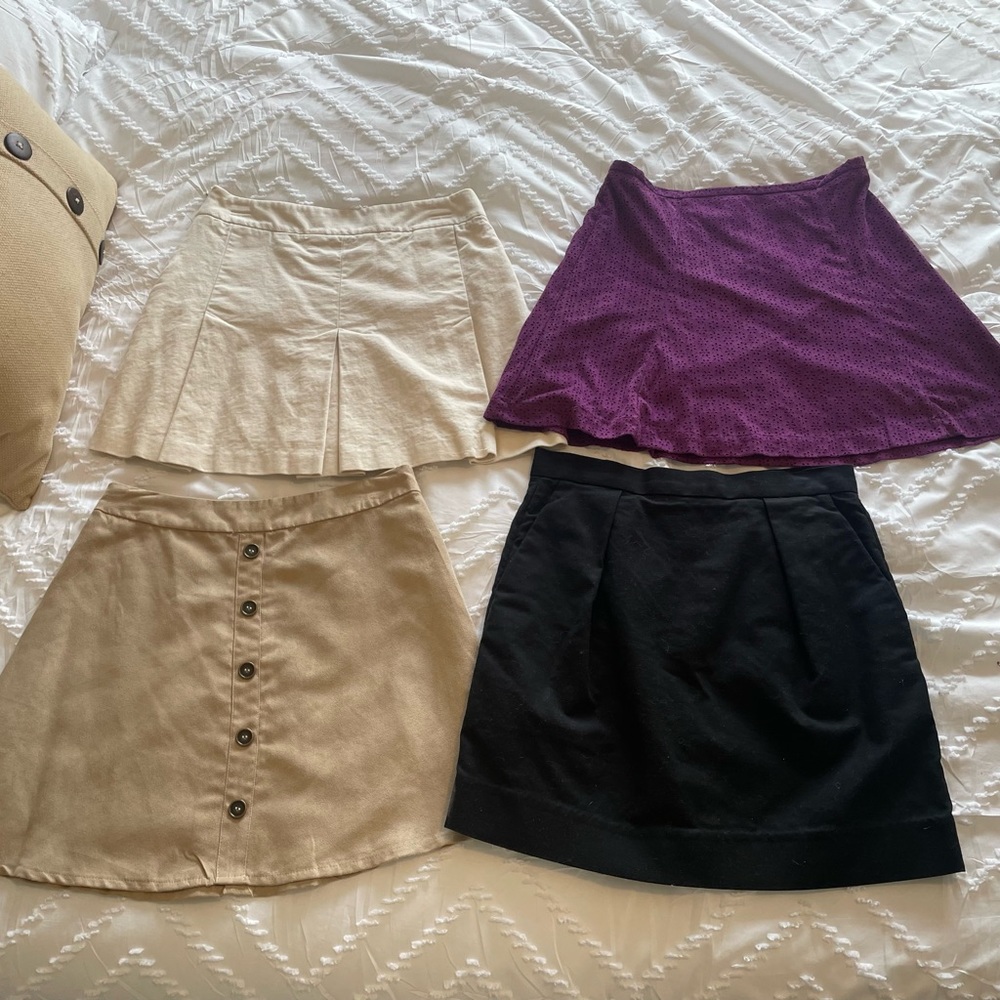 Bundle of 4 skirts